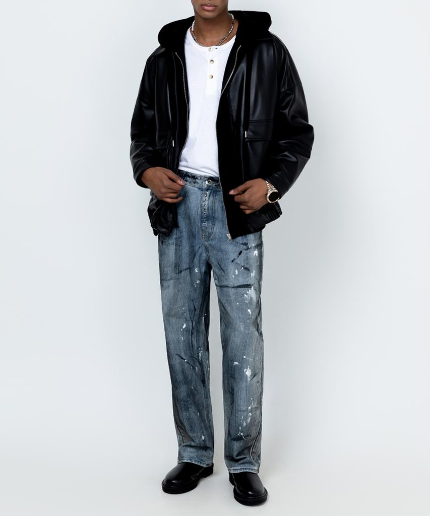 Strike Archive Over Lambskin Blouson (Black)