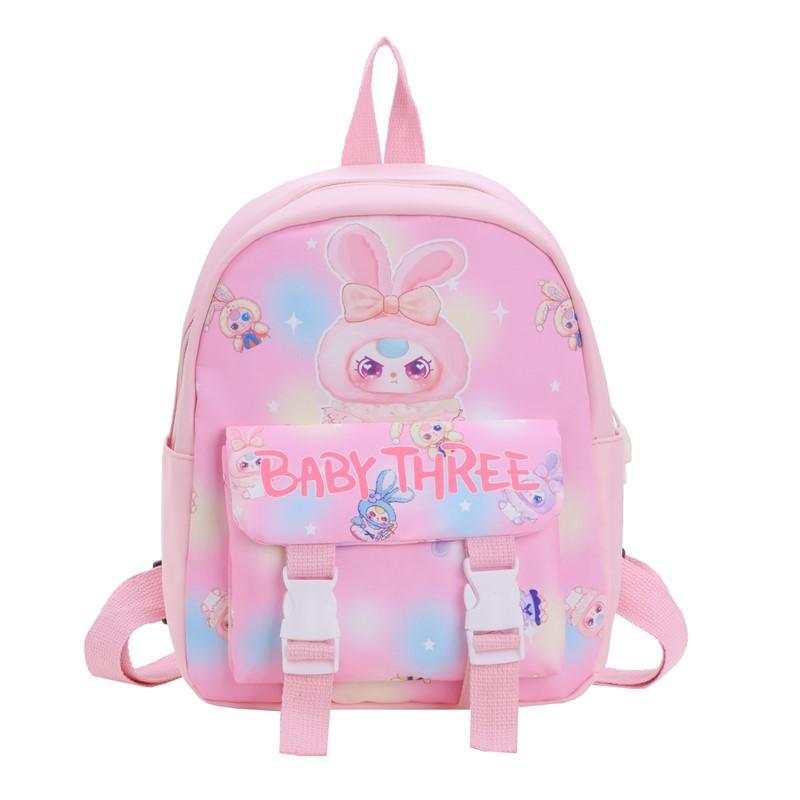 Cartoon Animation Boys And Girls Backpack Kindergarten Primary School Students Schoolbag Foreign Style Printing Large Capacity Children Backpack Tide