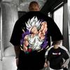Новая аниме-футболка Dragon Ball с изображением Гоку, с круглым вырезом, с короткими рукавами, 2026, Bandai, летняя, мужская, спортивная, свободная и дышащая, хлопковая