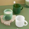 Боросиликатное стекло цвета нефрита Кружка из ретро-бокала для вина Бокал для чая Кофейная чашка Посуда Молочная чашка для воды