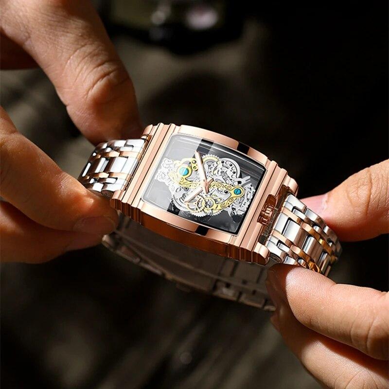 Watches Hollow Men Waterproof For Quartz Wristwatch Luminous Waterproof Business Watch