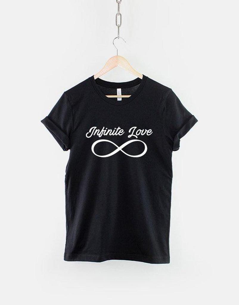 Infinity Love Symbol Shirt, Romantic Couples T Shirt, Forever Love Graphic Tee, Anniversary Gift Top