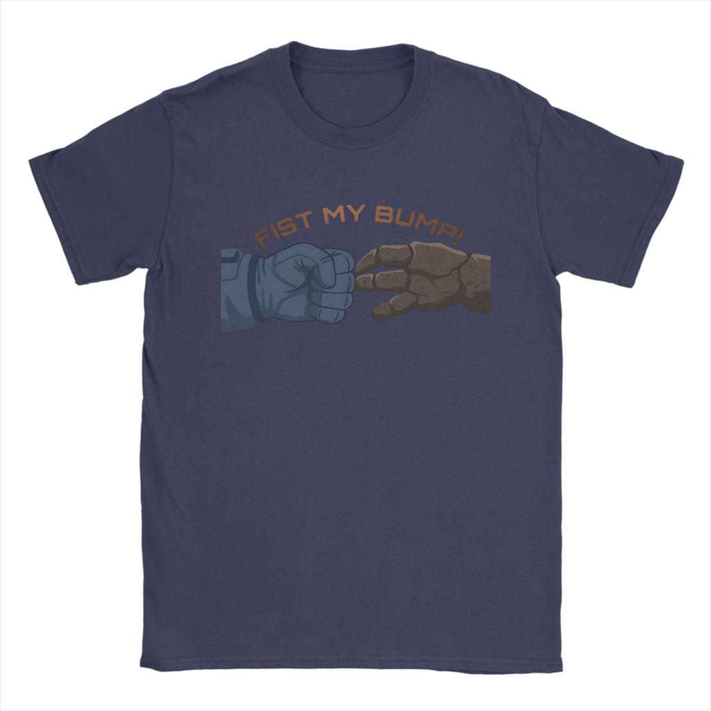 Funny Project Hail Mary Rocky  Ryland Fist Bump TShirts Unisex Crew Neck 100 Cotton T Shirts  Short Sleeve Tee Shirt Gift