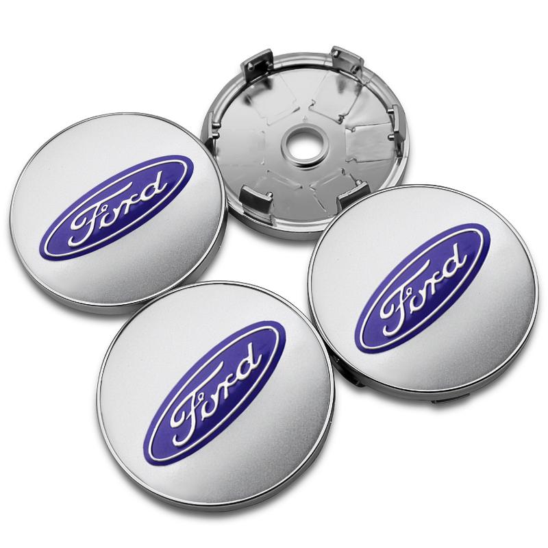 4pcs 56/60MM Wheel Center Caps Hub Car Rims Dust-proof Cover Hubcaps for Ford Focus 2 3 4 MK2 MK3 MK5 Fiesta MK7 Mondeo Fusion CQSUV1