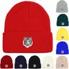 White Tiger Warm Knitted Cap Beanie,Woman Cap Cuff Autumn Stylish Pompom Beanies Knit Cap Beanie