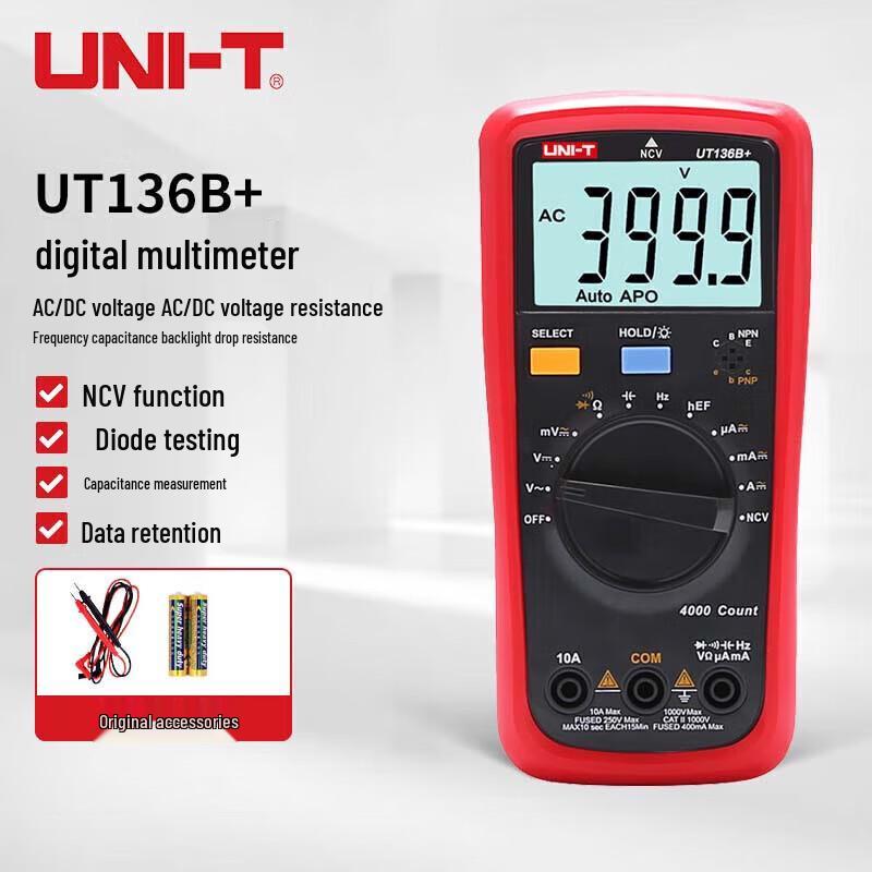 UNI-T UT136B+ High-Precision Digital Multimeter