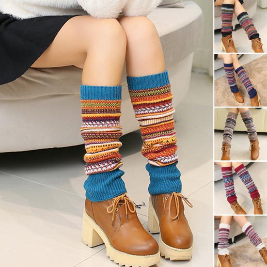 Leg Protectors Knitted Coldproof Washable Fall Winter Female Leg Warmers Daily Wear