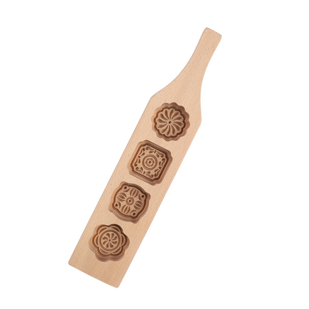 Форма для лунного пирога Деревянная форма для выпечки Форма для приготовления пирога из маша Пирога из ледяной кожи Инструменты для выпечки