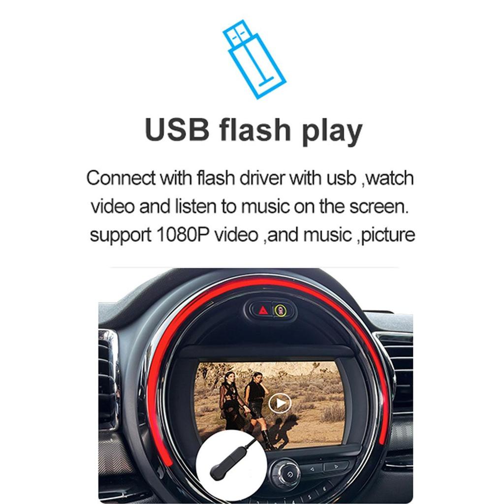 Sinairyu Wireless CarPlay Android Auto Module Compatible for BMW MINI Mini R55 R56 R57 R58 R59 R60 R61 F54 F55 F56 F57