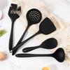 Heat-Resistant Silicone Spatula and Soup Ladle Set – Non-Stick, Food-Grade, Anti-Scald Kitchen Utensils