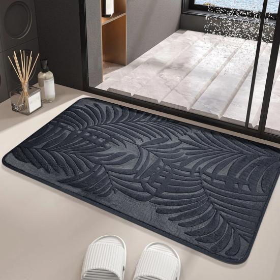 Waterproof Doormat Indoor Outdoor Floor Mat Super Resistant Moisture-absorbing Non Slip Easy