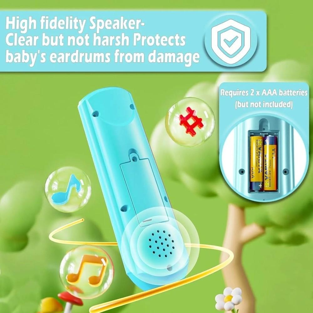 Sound and Light Baby Musical Toys Plastic Remote Control Toy Simulation Remote Boy Girl Gift
