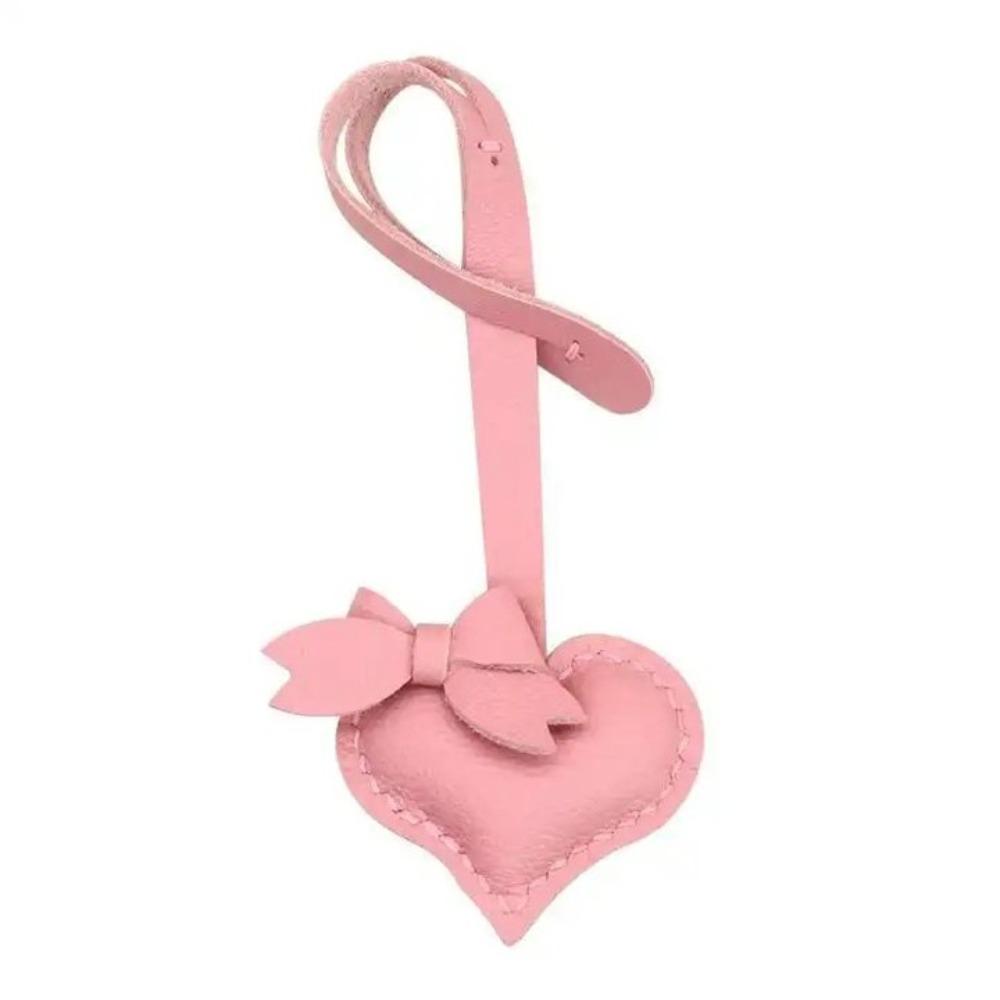 Fashion PU Leather Keyring Car Key Holder Daisy Bag Pendant Cute Bow Heart Keychain  Birthday Gift