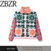 Za Export New Arrival Women's Clothing ZR Fashion Wind French Fashion Stylish Loose Positioning Print Cotton Coat Jacket