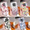 For Oppo V60 F27 Narzo N61 Note 60 A3 A60 Reno12 F Realme 13 12 A40m Covers Fancy Flowers Transparent Silicone Soft Screen Protector For OPPO New Case