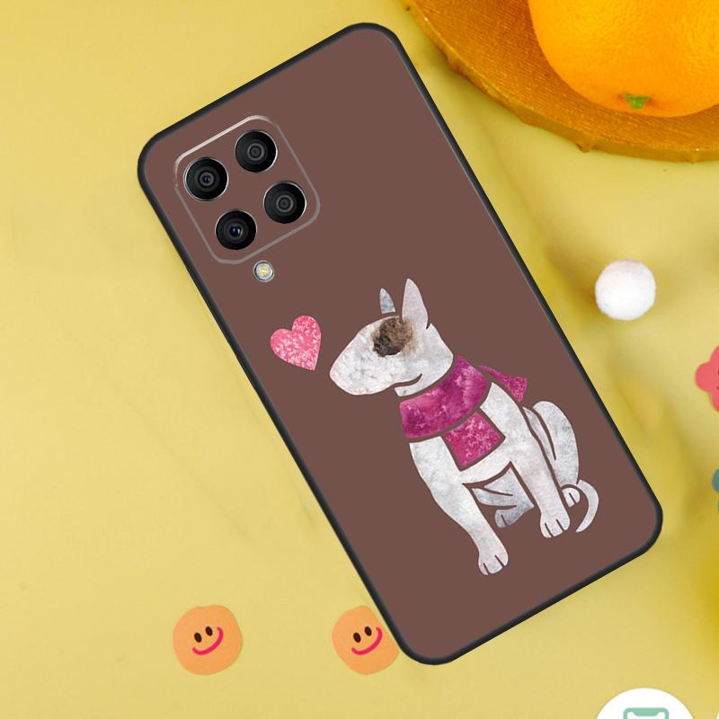 Чехол для телефона Bullterrier Bull Terrier для Samsung Galaxy M20 M35 M55 M15 M32 M16 M36 M56 M54 M23 M52 M34 M14 M11 M31 M13 M53