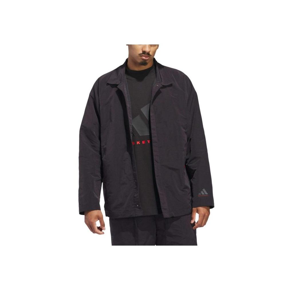 Adidas Баскетбольная модная удобная мягкая универсальная куртка унисекс черная IW5641