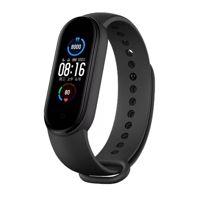 Силиконовый ремешок на Xiaomi Mi Band 5