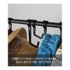 Yamazaki Jitsugyo 6128 Hat Storage Stand Black Approx. W40.5-70 x D15 x H37cm Tower Hat Rack Prevents Deformation