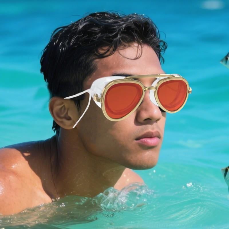 Men Women Full-View Anti-Fog Swim Goggles Professional HD Swimming Goggles Unisex Leak Proof Adjustable Silicone Surfing Eyewear