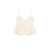Summer New Product Women's Clothes Sweet Style Cut Out Embroider Short Skirt Hem V-neck Strap Tops 0085159