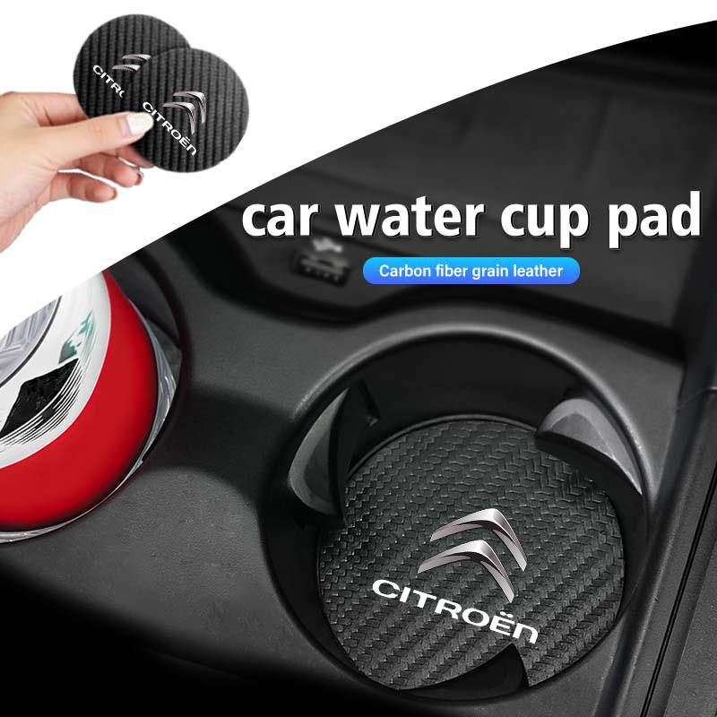 AHL2 Car Coaster Water Cup Bottle Holder Anti-slip Mat Accessories For Citroen C5 C1 C2 C6 C4L DS3 DS4 DS5 C-Elysee Grand Berlingo