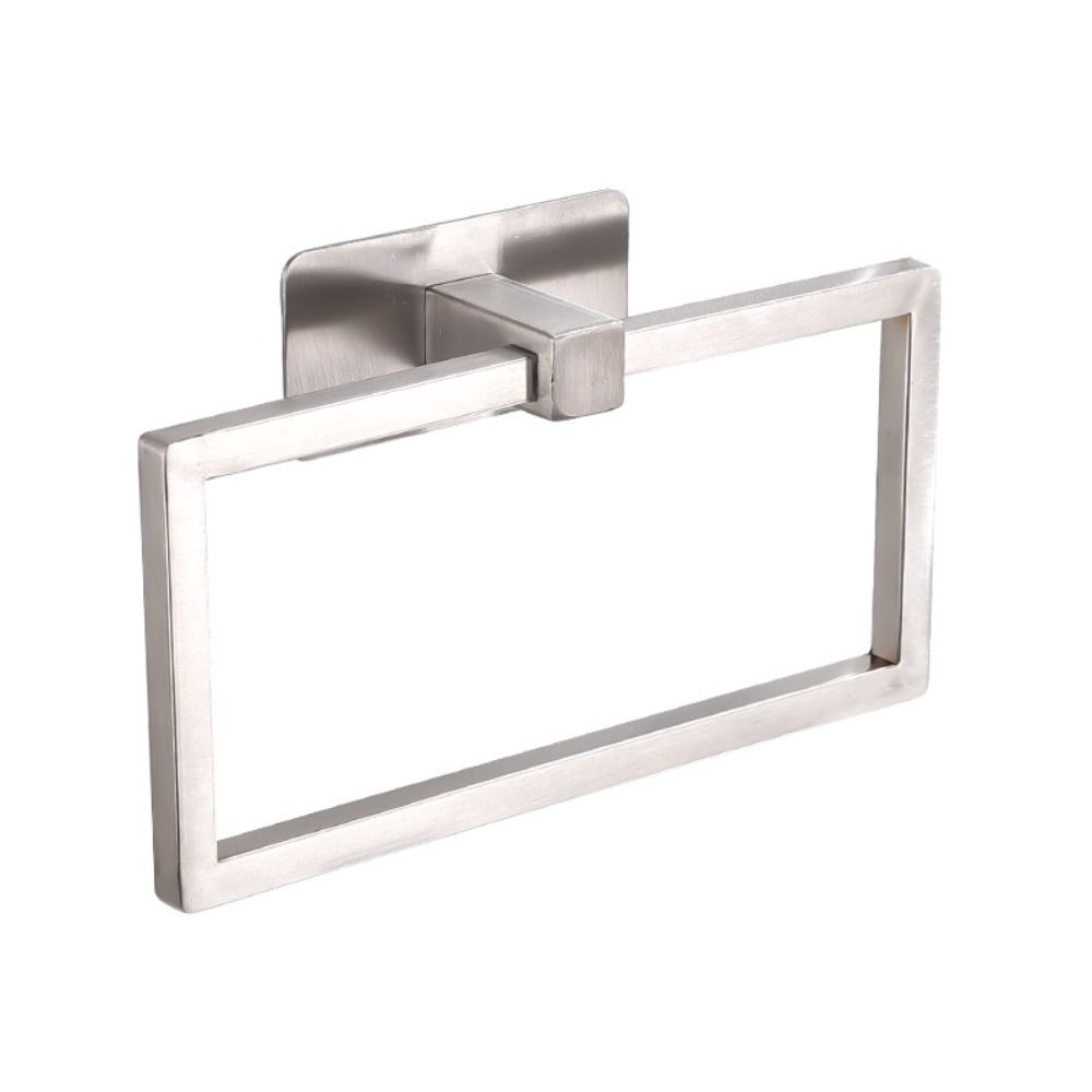 Ventilation Towel Ring Hangers Waterproof Hand Towel Ring Punch Free Towel Ring Household