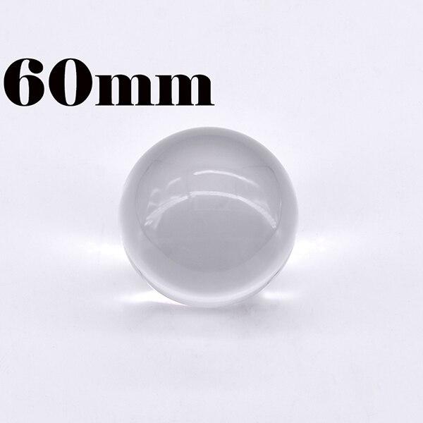 60/70/80/90/100mm Crystal Ultra Clear Acrylic Ball Manipulation Contact Juggling Magic Tricks