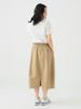 B:MING LIFE STORE by BEAMS Women's Water-Repellent Cocoon Skirt (Sizes S-M) Beige, Size S