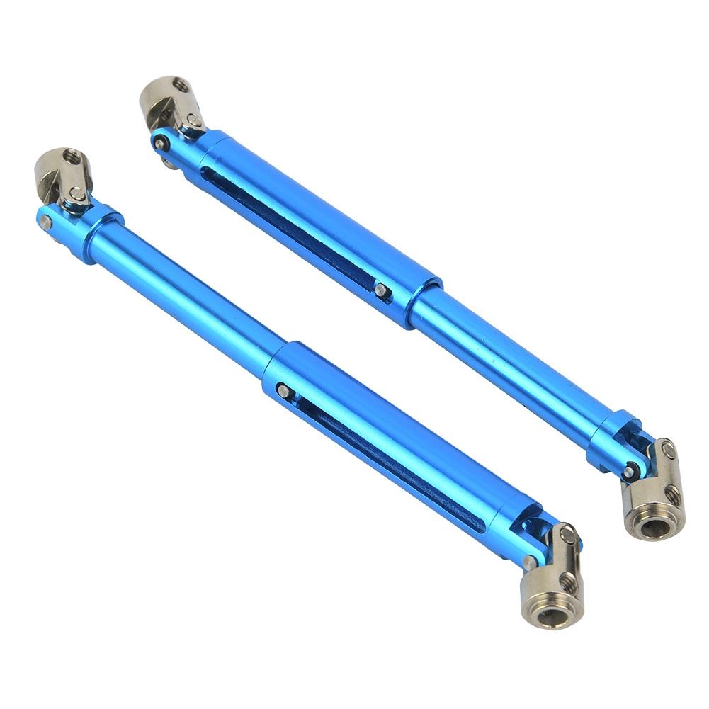 Alloy Drive Shaft Kit RC Car Upgrade Parts for RGT 86100 1/10 RC Crawler (Blue)
