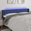 VidaXL LED Headboard Bedroom Furniture Double Bed Accessory Head of Bed Frame Interior Blue 3123682