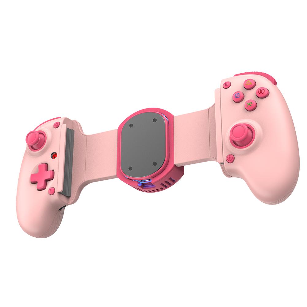 Телескопический геймпад для сотового телефона с охладителем, совместимый с Bluetooth, 5.2, двойная вибрация, поддержка потоковой передачи на PS3/PS4/NS Switch/Xbox/PC