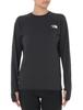 Футболка North с длинным рукавом Cut and Sew Long Thermal Versa Grid Crew, черная, WL [The Face]