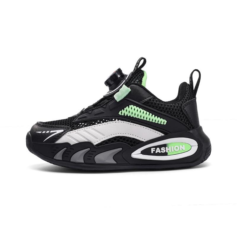 Classmates Boys 2025 Summer Hollow Single Mesh Breathable Middle and Older Boys Sports Shoes Elementary School Soft-soled Running Shoes