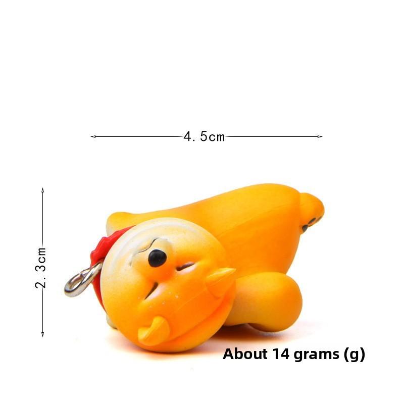 Cute Cartoon Lying Posture Shiba Inu Mini Doll Model