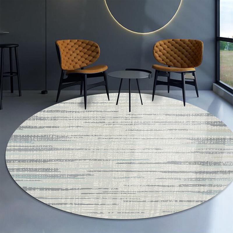 Круглый ковер для гостиной Геометрический абстрактный ковер под журнальный столик и диван Домашний ковер для спальни Прикроватный ковер