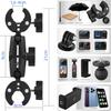 Double Clip Crab Super Clamp Camera Bracket For Dji Action6 5Pro GoPro Insta360 X5 Motorcycle Bicycle Handlebar Mount Accessory