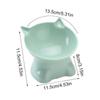 Pet Feeders Bowl Large Capacity Cats Bowls Oblique Mouth Cute Cartoon Cat Shape Cat Dog Food Dispenser Pet Feeder Pets Supplies