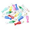 20 шт. 18x5 мм Шармы-подвески Рыбки из нержавеющей стали с эмалью Аксессуары для изготовления ювелирных изделий своими руками