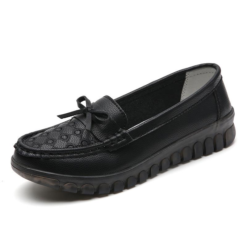 Женская Мода Тренд Повседневные Лоферы Слипоны На Плоской Подошве Женские Элегантные С Бантом-Бабочкой Удобные Женские Мягкие Классические Офисные Туфли