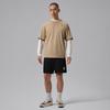 Men's Jordan As M J T-Shirts Men's Khaki/Black Crew Neck Moderate