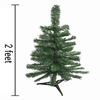 Christmas Tree 2 Feet with 54 Decoration Hanging Props Ornaments for Table Top Office Small Artificial Xmas Tree Party Decor Items for Home