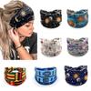 Elastic Wide Headbands Boho Soft Bandana New Printed Headscarf Girls