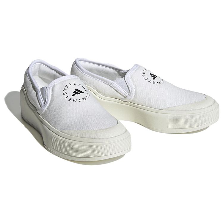 Stella McCartney x adidas Court Slip-On Off White Burnt Cayenne Женские кроссовки Core-Black HP3206