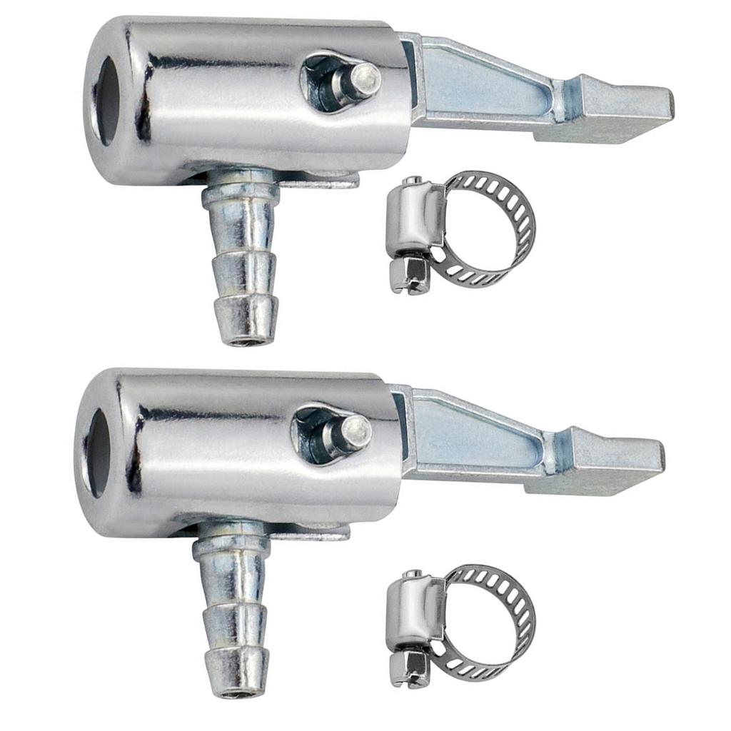 1/4-дюймовый запирающийся цельнометаллический воздушный патрон для воздушного компрессора, портативный насос для шин, наконечник шланга с зазубренными соединителями