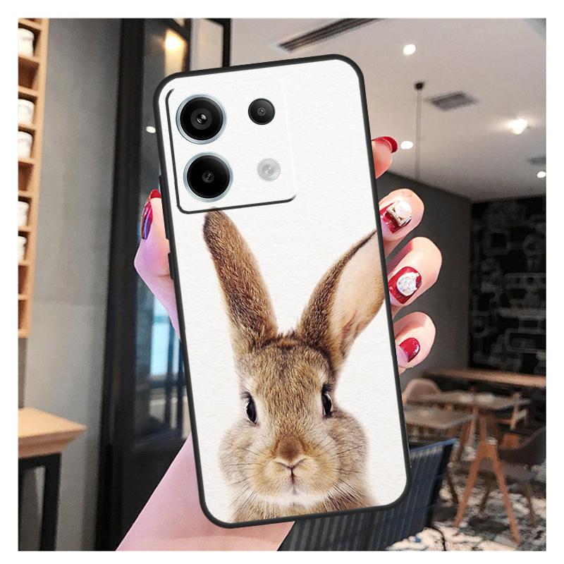 Милый чехол-кролик для Xiaomi Redmi Note 13 12 11 9 10 Pro 9S 10S 11S 12S Redmi 13 12 10C 12C 13C Чехол
