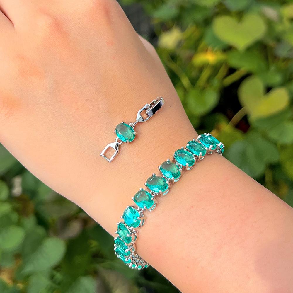 CMM Высокое качество, несколько вариантов цвета, AAA, цирконий, серебристый, женские ювелирные изделия, теннисный браслет для женщин