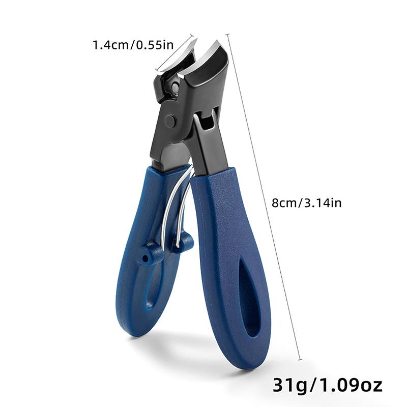 Косые кусачки для ногтей Широкое открытие челюстей Косые изогнутые Ножницы для стрижки ногтей Прочные Дорожные Косые триммеры для ногтей Кусачки для ногтей Триммеры