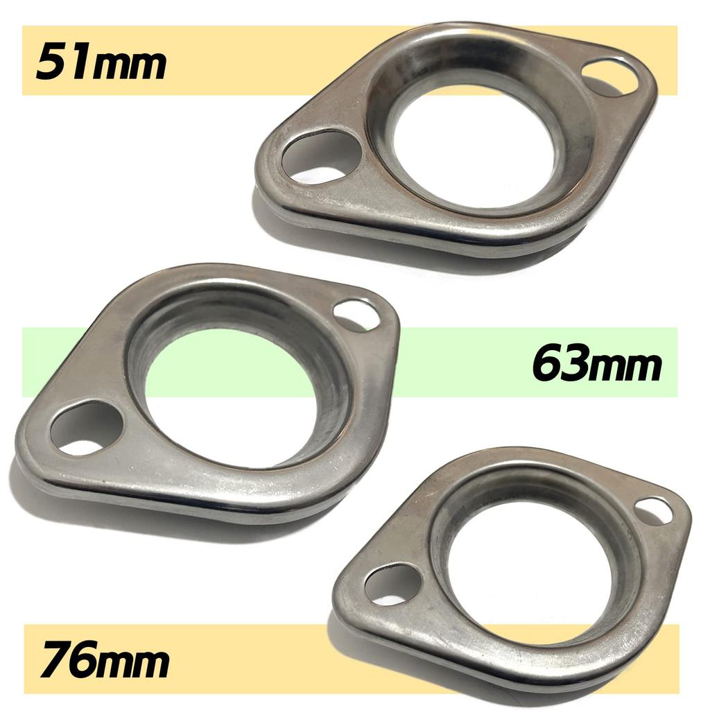 Универсальный глушитель SUS 304 из нержавеющей стали, сварной, для выхлопной системы автомобиля, с кронштейном x S-NET фланцем, стальной, штампованный, глушители, ремонт, модификации, B,