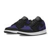 Jordan Air Jordan 1 Gift Box Abrasion Resistant Low top Vintage Basketball Shoes Unisex Black Purple 553558-165(Team701-F-B)